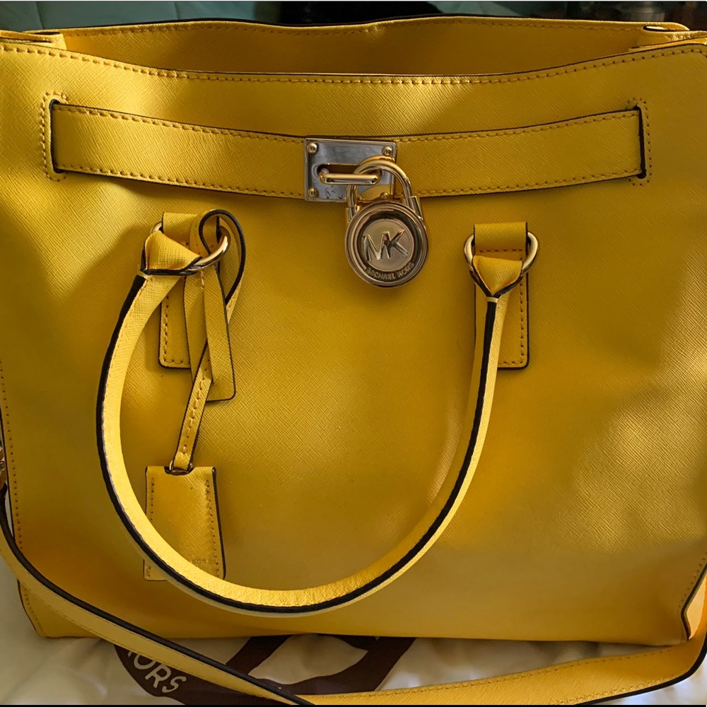 Michael Kors purse, NWOT, yellow